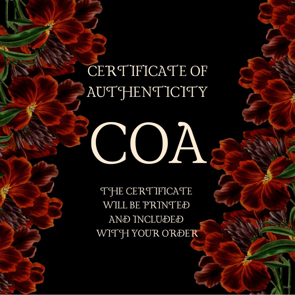 Certificate of Authenticity